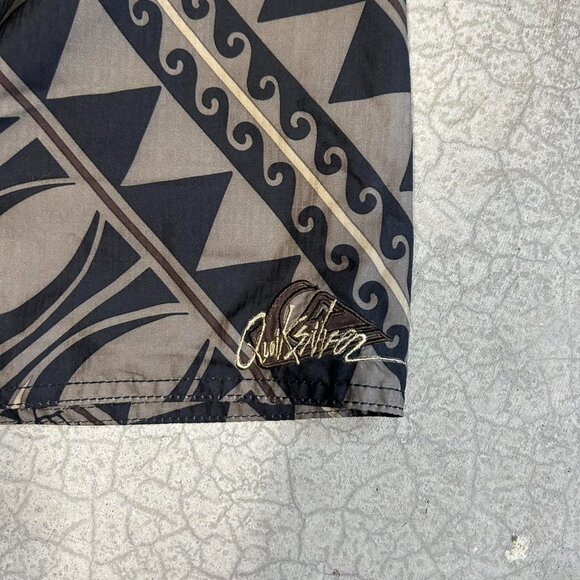 Brown & Green Quiksilver Board Shorts - Picture 4 of 6